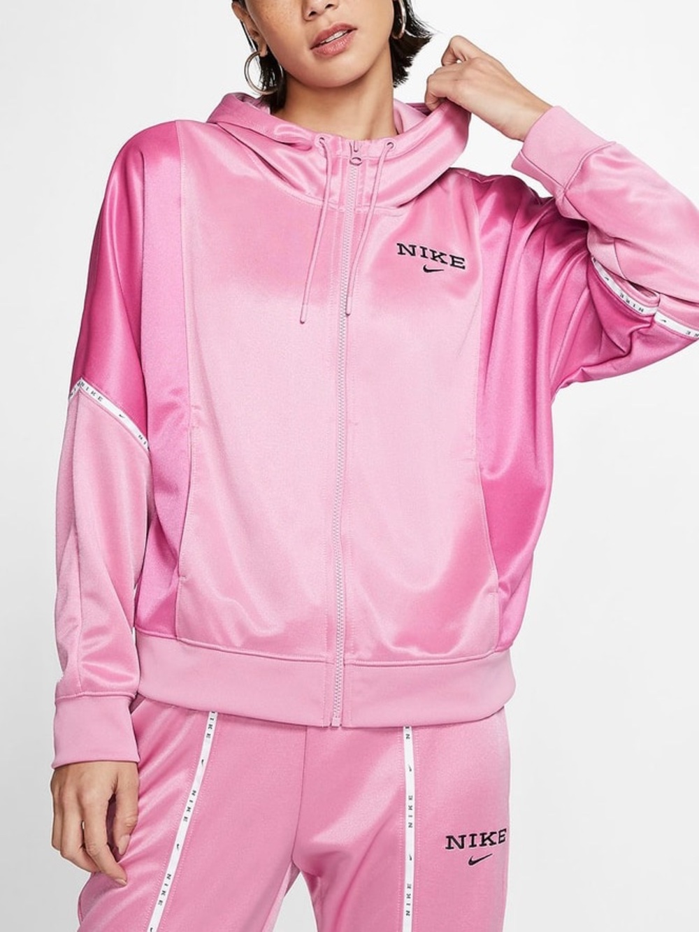 NIKE WOMEN’S BUBBLEGUM PINK HOODED JACKET
